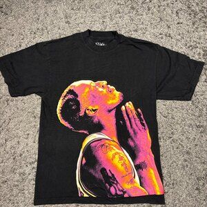 Dennis Rodman Shirt Mens Size Medium Black Short Sleeve T-Shirt Graphic Tee